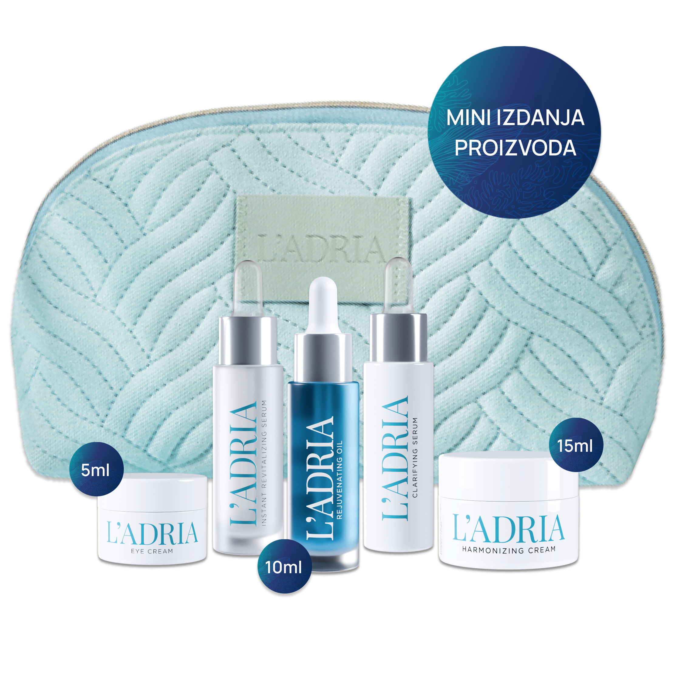L’ADRIA Travel Essentials za mješovitu do masnu kožu